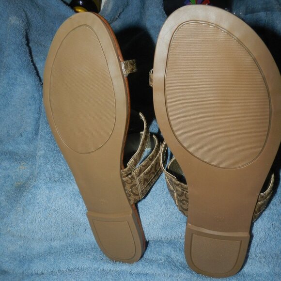 GBG Los Angeles Leather G Buckle Logo Toe ring Slide Sandals🆕FAST😮‍💨⚡🚚 - Picture 8 of 16